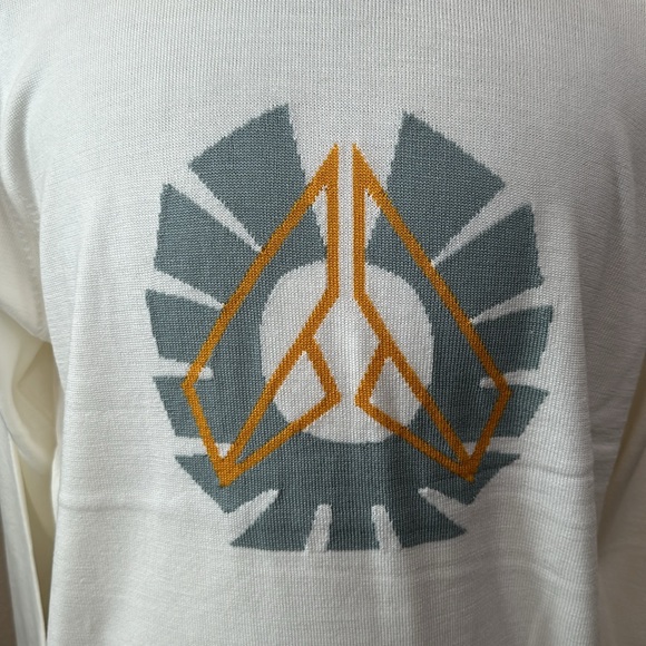 Spyder’s SECTION FINE GAUGE SWEATER - Cream/Grey/Gold - Picture 2 of 11